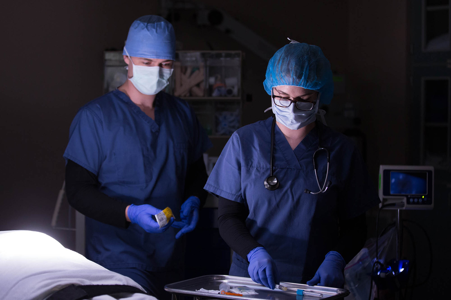 Two Anesthesia Sutdents